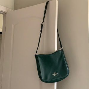 Green Coach Shoulder Bag